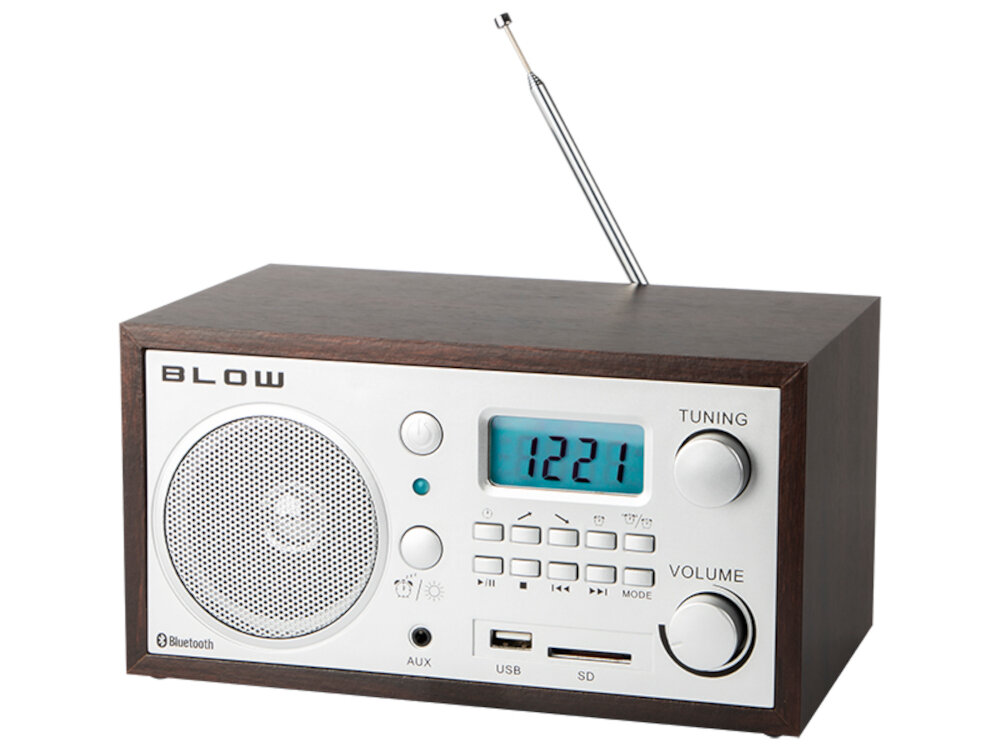 Radio BLOW RA2 - zegar z budzikiem