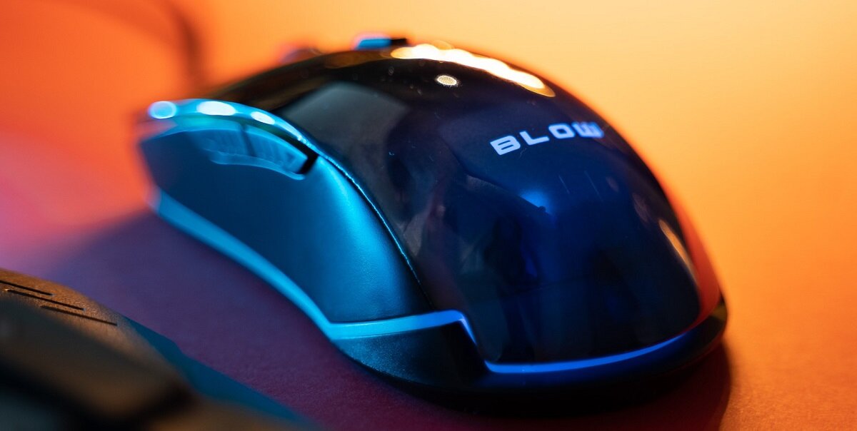 Mysz BLOW Adrenaline SkyFeel Wygoda komfort użytkowania dla graczy podświetlenie LED