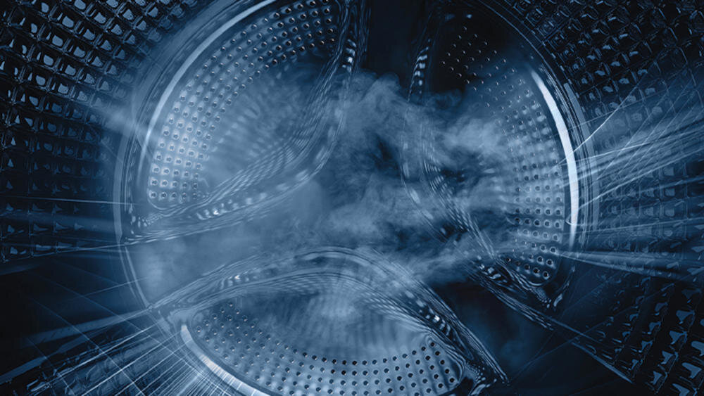 HAIER HWDQ90B416FWB-S instant mix technology pralka suszarka mieszanie detergent skuteczne pranie zimna woda odświeżanie ubrania marynarka koszula neutralizacja bakterie para wodna