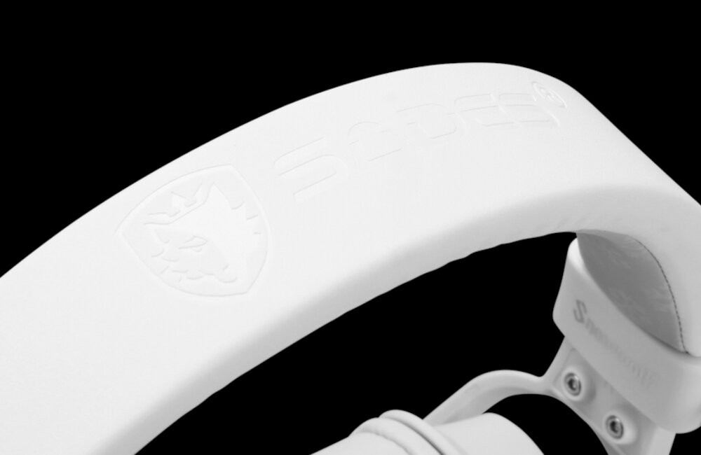 Słuchawki SADES Snowwolf Biały konstrukcja nauszna dopasowanie