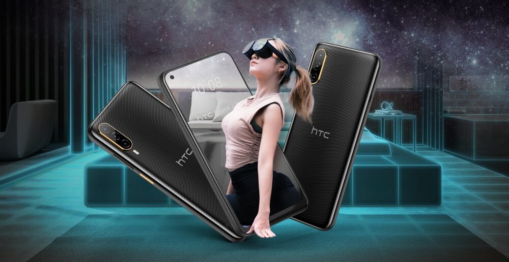 Smartfon HTC Desire 22 Pro  ekran bateria aparat procesor ram pamięć pojemność rozdzielczość zdjęcia filmy opis dane cechy blokady system łączność wifi bluetooth obudowa szkło odporność porty muzyka transfer sieć przekątna matryca waga czujniki