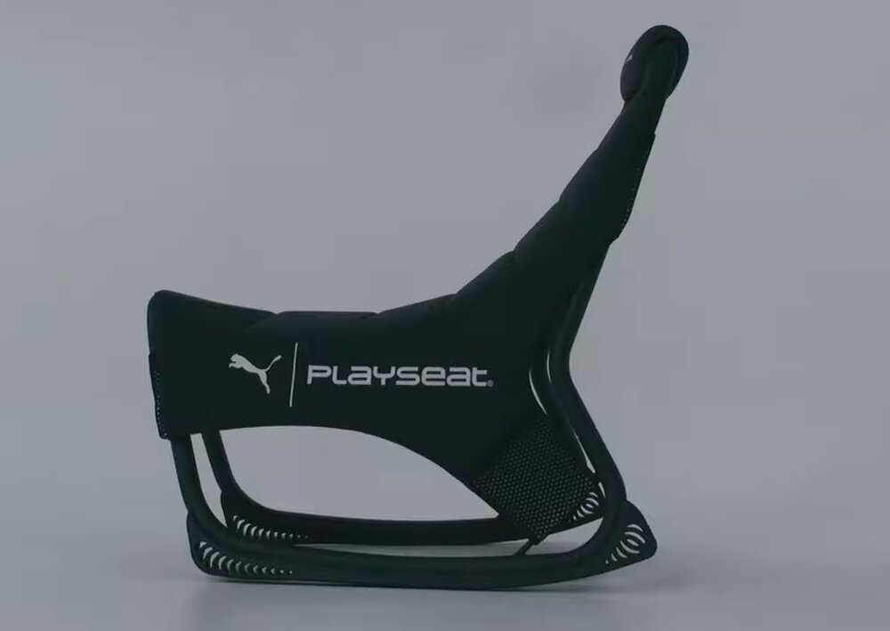Fotel PLAYSEAT Puma Active Czarny konstrukcja kontrola pianka obicie bujanie zagłówek wzrost waga