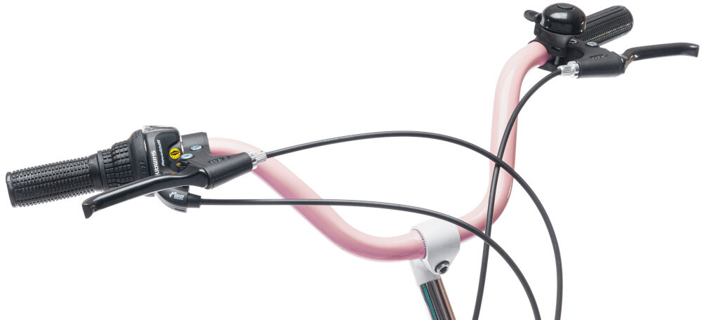 Rower dziecięcy SUN BABY Heart Bike 20 cali dla dziewczynki Różowy najwyższy komfort jazdy dziecko nie odczuje dyskomfortu zapewniona odpowiednia pozycja ciała uchwyty pokryte antypoślizgowym materiałem zabezpieczą ręce przed otarciami możliwość regulacji w zakresie 83-88 cm dzwonek