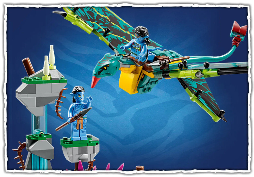 LEGO Avatar Pierwszy lot na zmorze Jake’a i Neytiri 75572 historie kreatywnosc