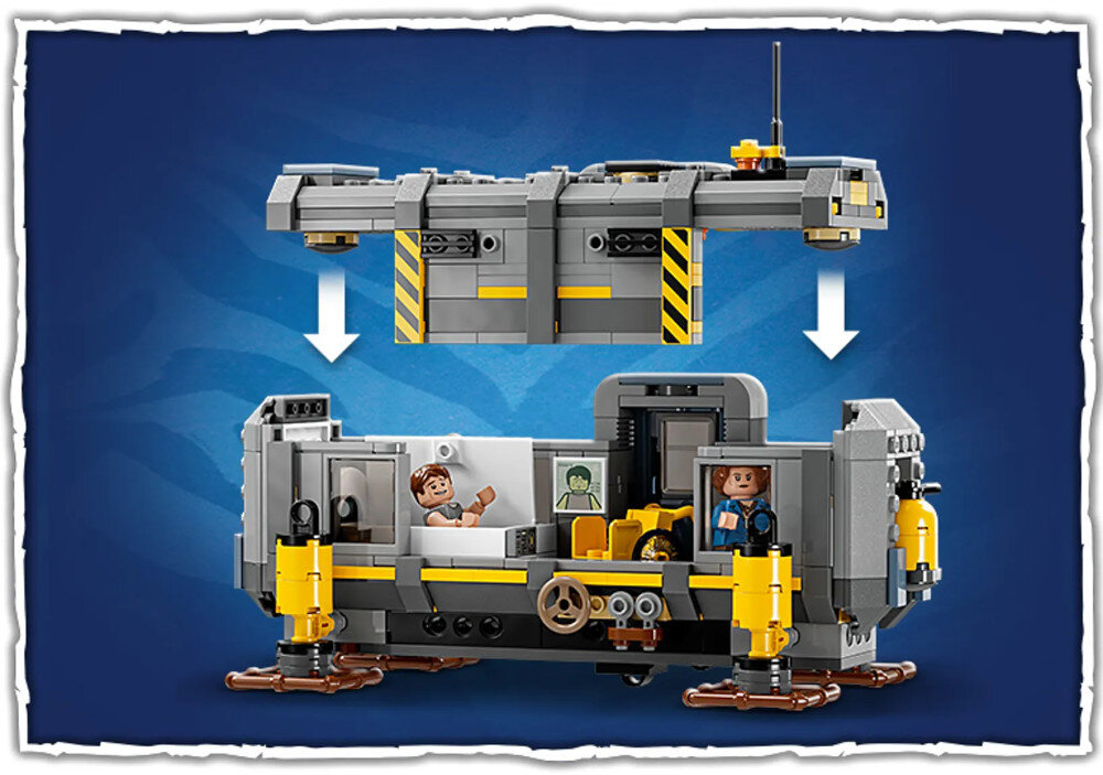 LEGO Avatar Latajace Gory Stanowisko 26 i Samson ZPZ 75573 laboratorium dach