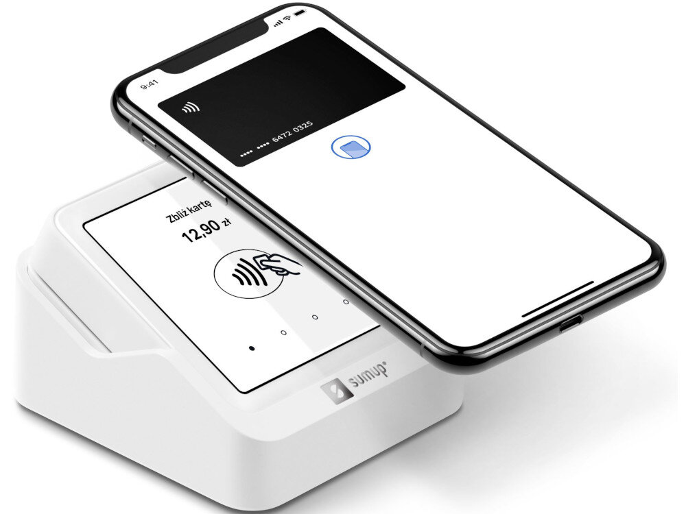 Terminal płatniczy SUMUP Solo płatność sposoby karty NFC napiwki