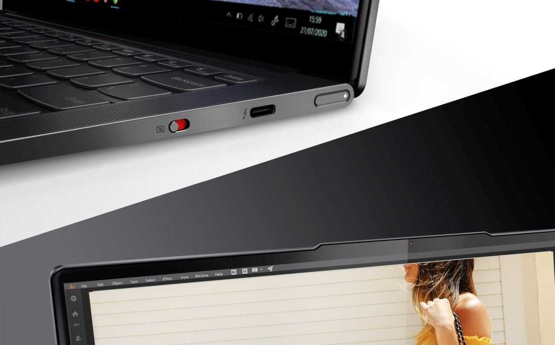 Laptop LENOVO Yoga Slim 9 -  bezpieczeństwo