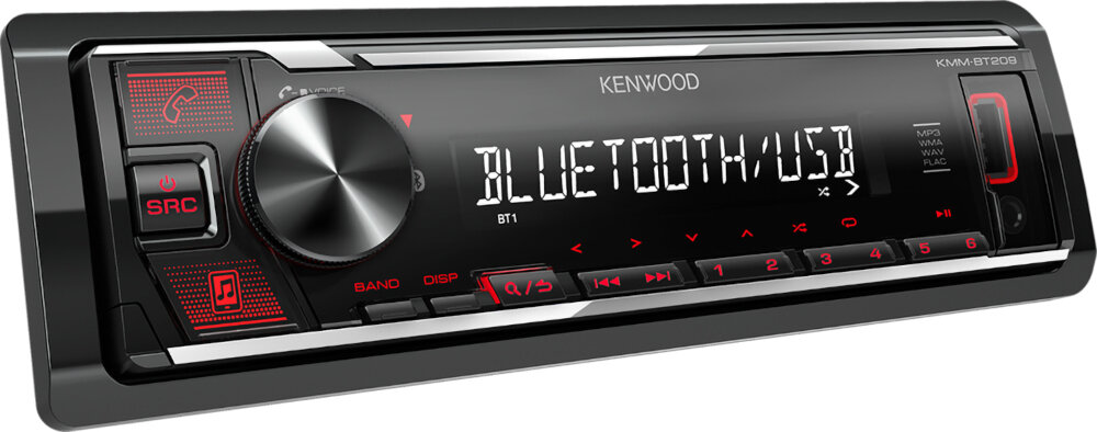 Radio samochodowe KENWOOD KMM 209BT - bluetooth