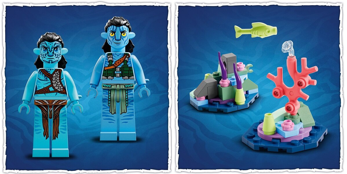 LEGO Avatar Przygoda ze skimwingiem 75576 figurki skimwinga minifigurki podstawka