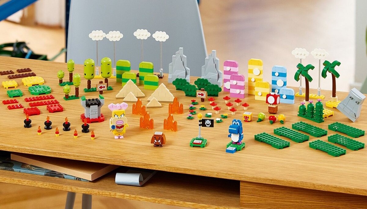 LEGO Super Mario Kreatywna skrzyneczka - zestaw twórcy Pozwoli fanom rozbudowywać, przekształcać i tworzyć własne unikatowe poziomy Zestawy kolekcjonerskie