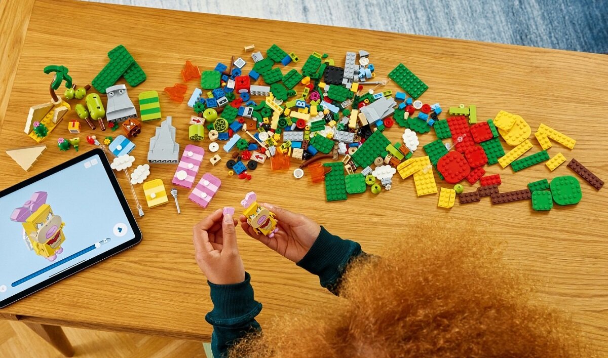 LEGO Super Mario Kreatywna skrzyneczka - zestaw twórcy Aplikacja towarzysząca
