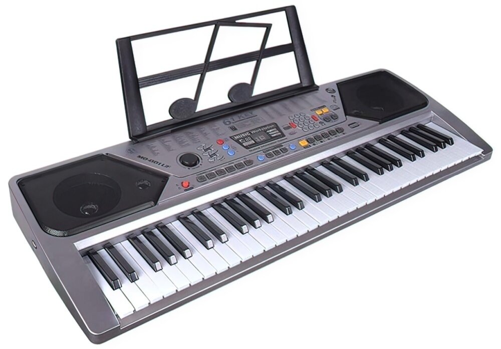 Keyboard MQ 001 UF  dla najmłodszych muzyka pasja funkcje tradycja start gniazda odtwarzacz mp3 wygoda przenoszenie