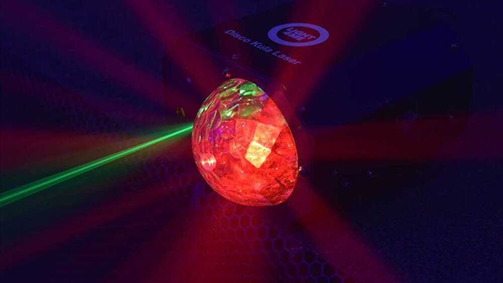 Multiefekt LED LIGHT4ME Disco Kula Laser  - tryb sound