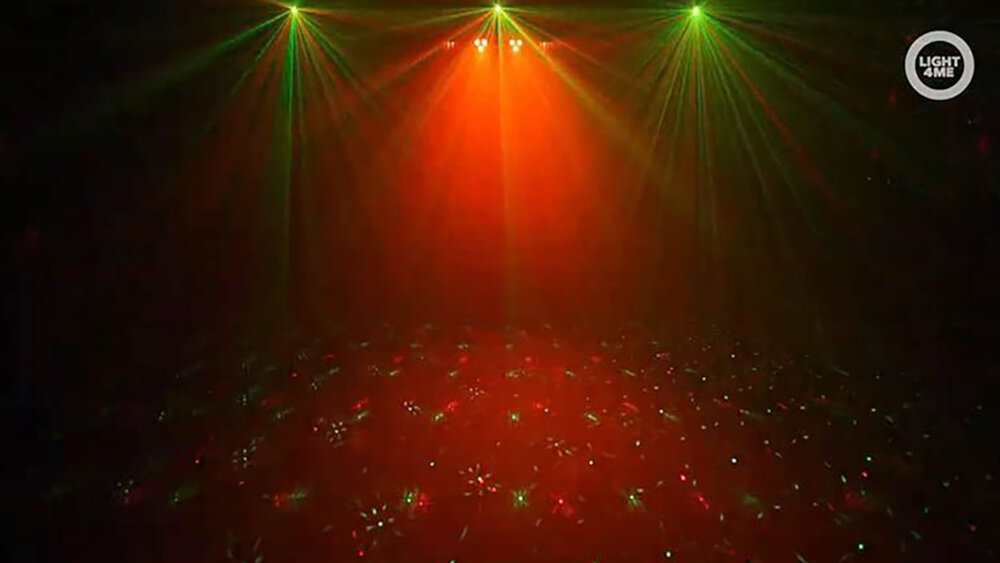 Belka LIGHT4ME LED Par Flower Ball Laser UV Strobe  - rgb