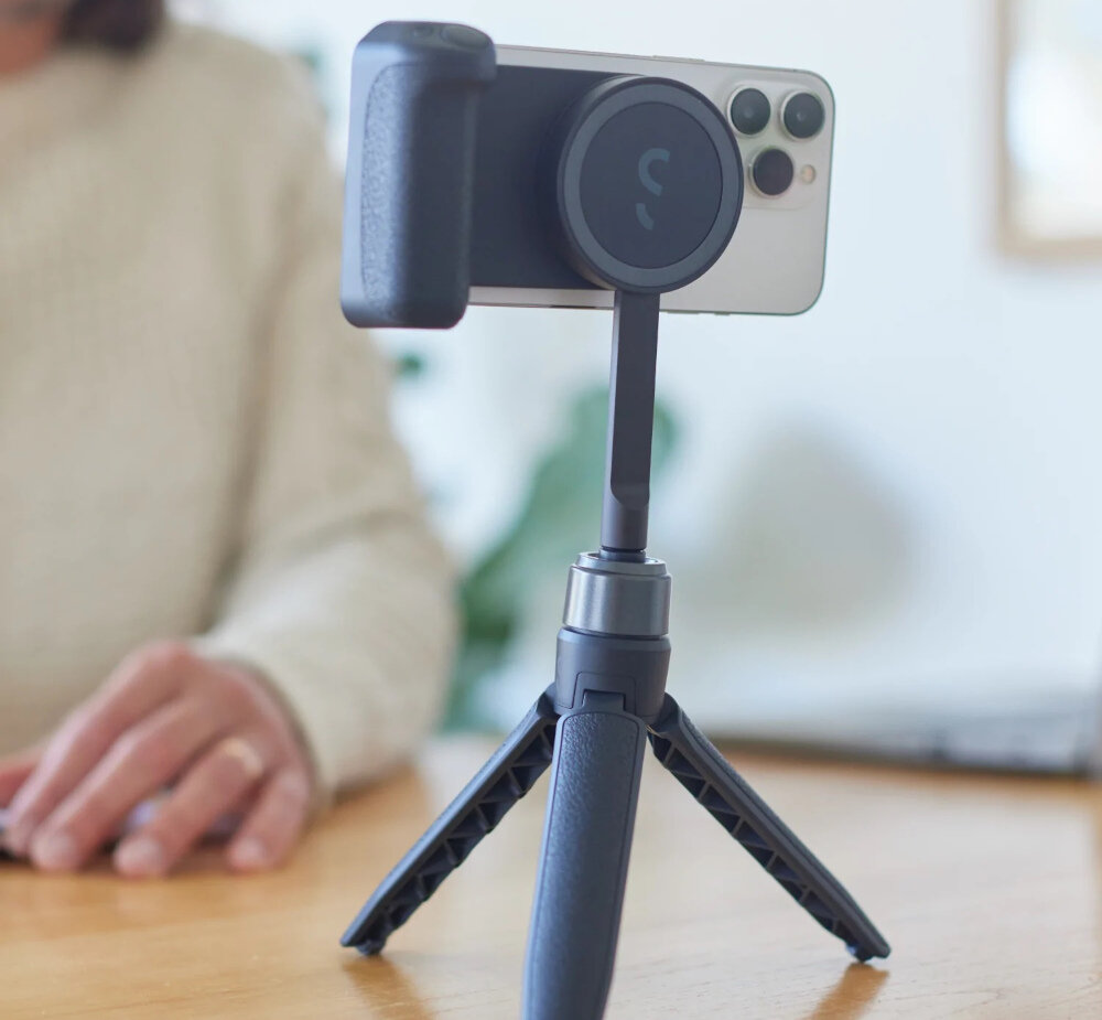 Uchwyt selfie SHIFTCAM SnapGrip Creator Kit 3200mAh MagSafe fotografia mobilność stabilność bezprzewodowe ładowanie magnetyczna konstrukcja