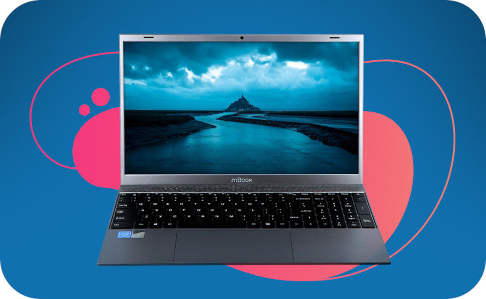 Laptop MAXCOM mBook 15.6 IPS Celeron J4125 8GB RAM 256GB SSD podzespoły procesor taktowanie rdzenie