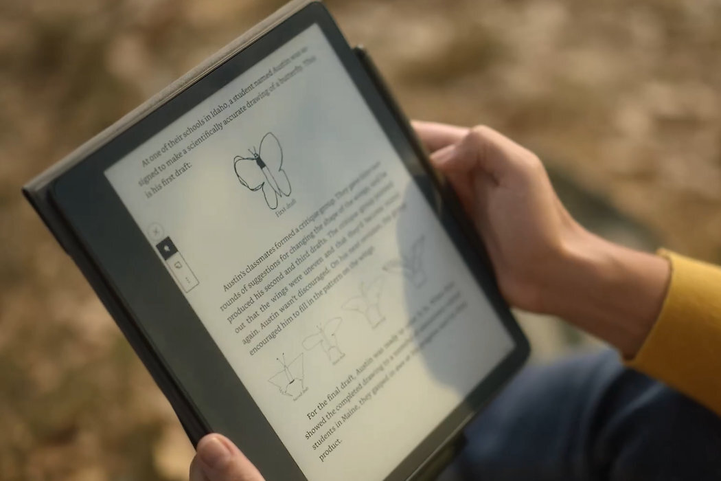 Czytnik E-booków AMAZON Kindle Scribe Szary + Basic Pen ekran rozdzielczość przekątna połączenie wyrazistość niezwykłość