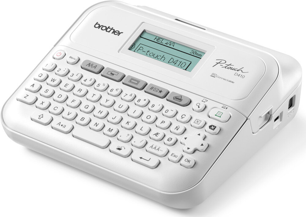 Drukarka BROTHER P-touch PT-D410VP obsługa wyświetlacz klawiatura
