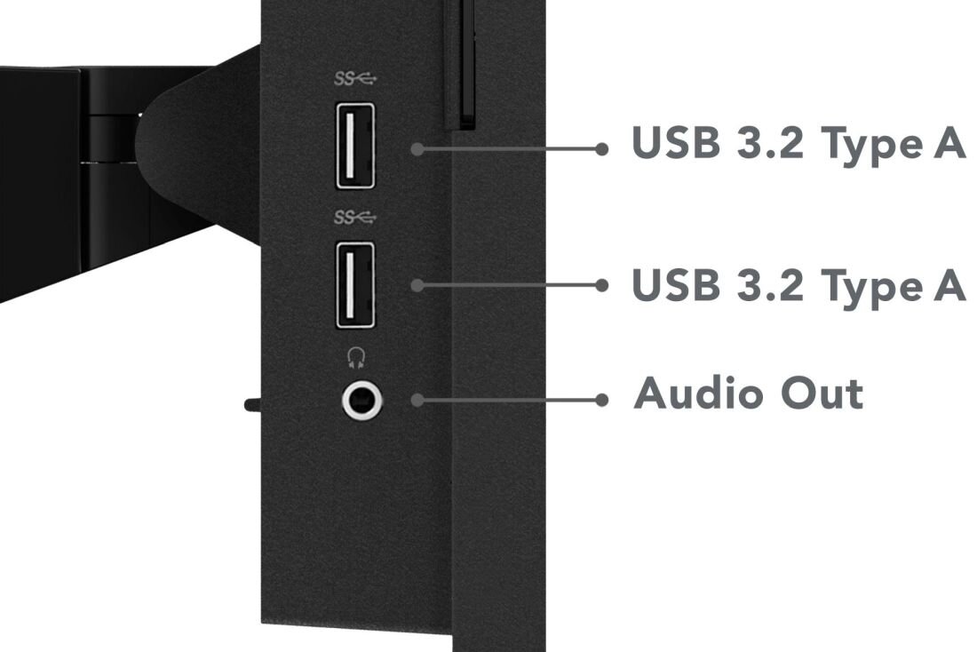 Monitor LENOVO Y32P-30 - USB-A 3.2 Gen 1 USB-B 3.2 Gen 1 USB-C 3.2 Gen 1 