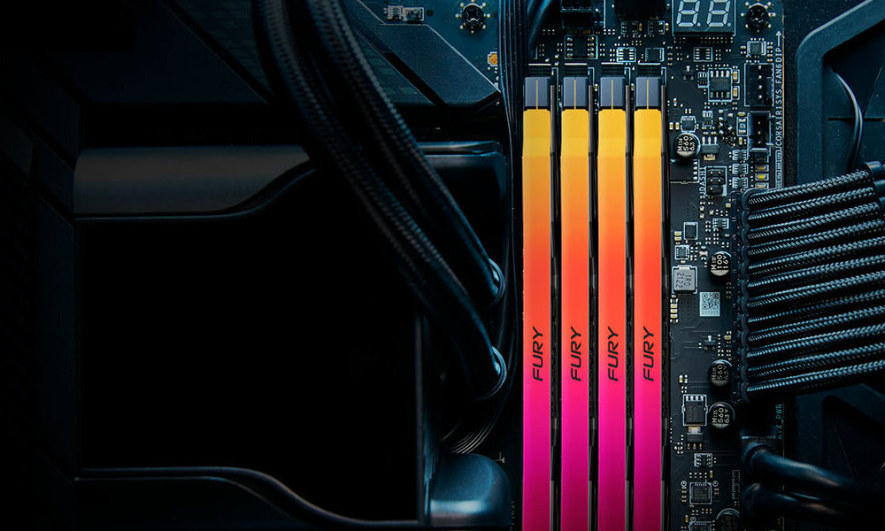 Pamięć RAM KINGSTON Fury Renegade DDR5 RGB 64GB 6000MHz podkręcenie XMP parametry