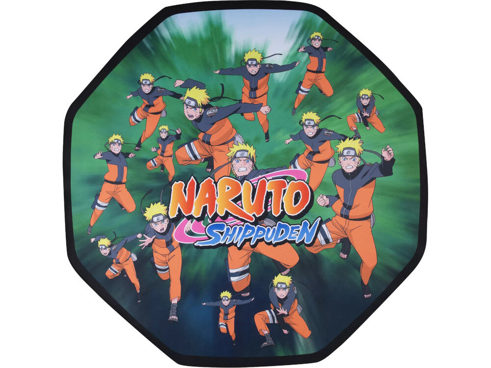 Mata pod fotel gamingowy KONIX Naruto Multiclonage wygląd grafika motyw zastosowanie