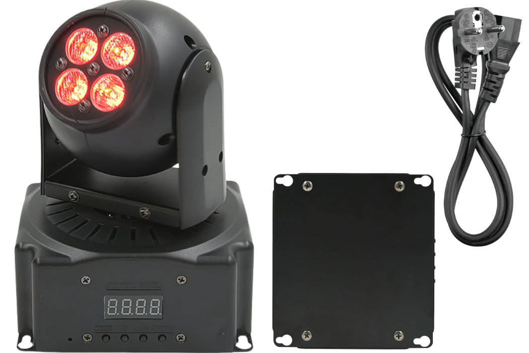 Party Light NN 408 Mini Wash zabawa oświetlenie LED RGB tarcze przyciski żarówka tryby