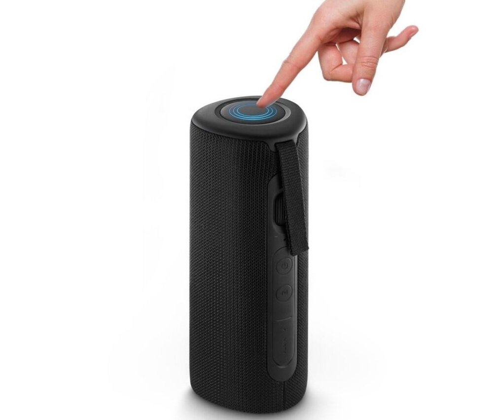 Głośnik mobilny HAMA Pipe 3.0 Czarny głośność dźwięk bluetooth bateria akumulator muzyka jakość dźwięk odporność woda światło podświetlenie