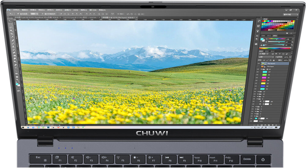 Laptop CHUWI GemiBook Xpro matryca powłoka przekątna proporcje