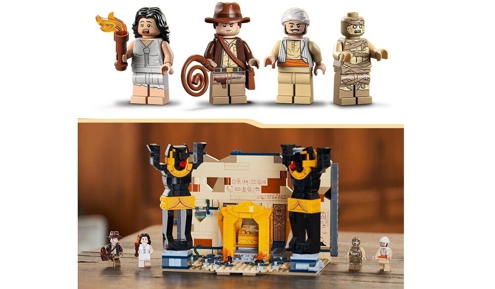 LEGO Indiana Jones Ucieczka z zaginionego grobowca 77013 dziecko kreatywność zabawa nauka rozwój klocki figurki minifigurki jakość tradycja konstrukcja nauka wyobraźnia role jakość bezpieczeństwo wyobraźnia budowanie pasja hobby funkcje instrukcja aplikacja LEGO Builder