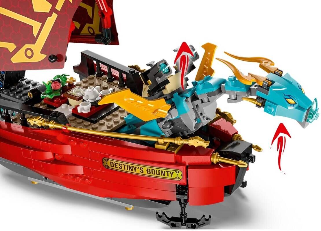 LEGO NINJAGO Perła Przeznaczenia wyścig z czasem 71797 dziecko kreatywność zabawa nauka rozwój klocki figurki minifigurki jakość tradycja konstrukcja nauka wyobraźnia role jakość bezpieczeństwo wyobraźnia budowanie pasja hobby funkcje instrukcja aplikacja LEGO Builder