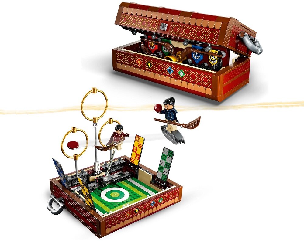 LEGO Harry Potter Quidditch kufer 76416 dziecko kreatywność zabawa nauka rozwój klocki figurki minifigurki jakość tradycja konstrukcja nauka wyobraźnia role jakość bezpieczeństwo wyobraźnia budowanie pasja hobby funkcje instrukcja aplikacja LEGO Builder