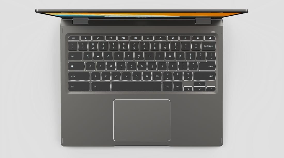 Laptop ACER Chromebook Spin 513 - podświetlana klawiatura