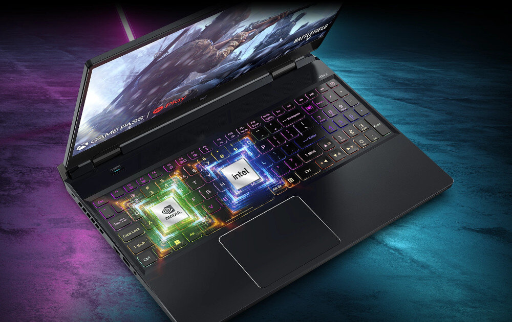 Laptop ACER Predator Helios 300 podzespoły procesor wydajność pamięć dysk pojemność