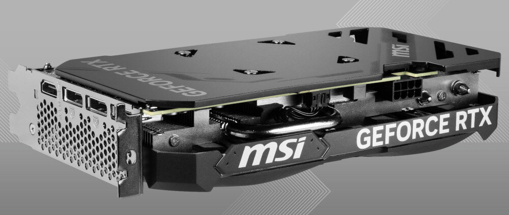 Karta graficzna MSI GeForce RTX 4060 Ventus 2X Black OC 8GB DLSS 3 pamięć pojemność płynność układ graficzny