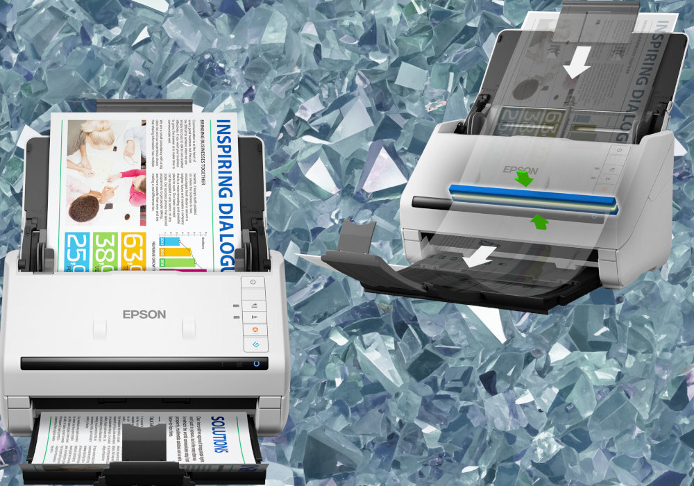 Skaner EPSON WorkForce DS-530II pomoc efektywność współpraca skany obrazy wyposażenie