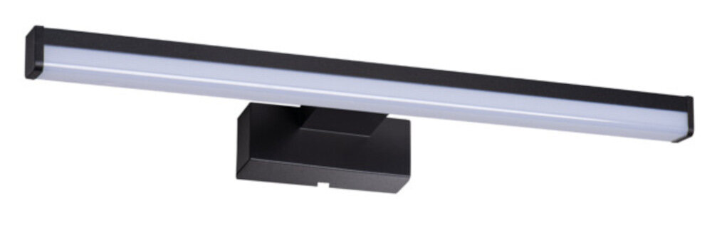 Kinkiet KANLUX Asten IP44 8W-NW-B Czarny stylowy funkcjonalny efektywne oswietlenie estetyczny wyglad wnetrz wymiary 400 x 42 x 100 mm