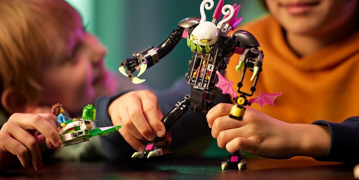 LEGO DREAMZzz Klatkoszmarnik 71455 dziecko kreatywność zabawa nauka rozwój klocki figurki minifigurki jakość tradycja konstrukcja nauka wyobraźnia role jakość bezpieczeństwo wyobraźnia budowanie pasja hobby funkcje instrukcja aplikacja LEGO Builder