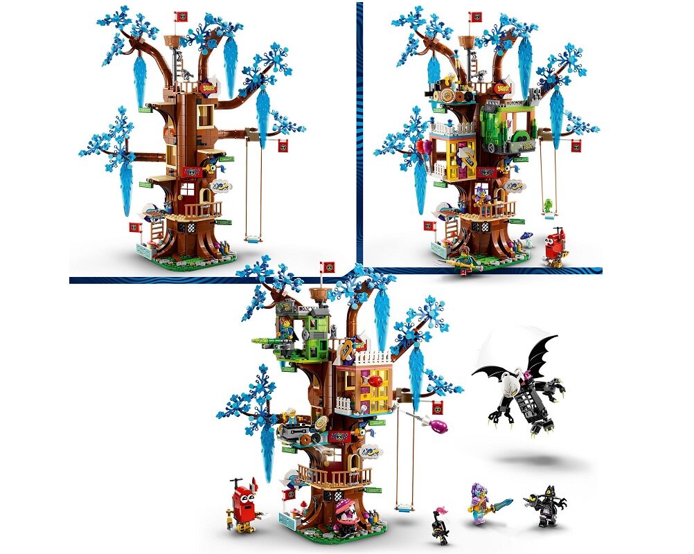 LEGO DREAMZzz Fantastyczny domek na drzewie 71461 dziecko kreatywność zabawa nauka rozwój klocki figurki minifigurki jakość tradycja konstrukcja nauka wyobraźnia role jakość bezpieczeństwo wyobraźnia budowanie pasja hobby funkcje instrukcja aplikacja LEGO Builder