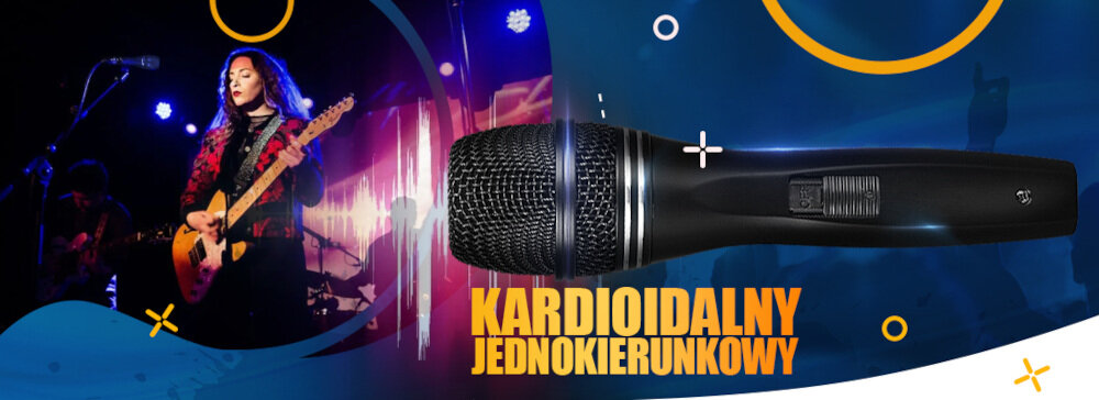 Mikrofon MUSICMATE B-13 - brzmienie karaoke mikrofon kardioidalny rozrywka spotkania ze znajomymi