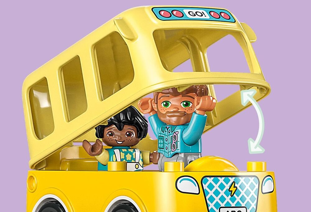 LEGO DUPLO Przejażdżka autobusem 10988   klocki elementy zabawa łączenie figurki akcesoria figurka zestaw 