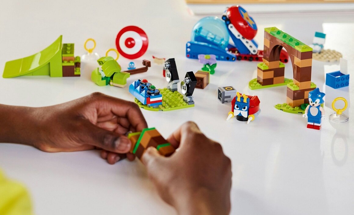 LEGO Sonic the Hedgehog Sonic — wyzwanie z pędzącą kulą 76990 dziecko kreatywność zabawa nauka rozwój klocki figurki minifigurki jakość tradycja konstrukcja nauka wyobraźnia role jakość bezpieczeństwo wyobraźnia budowanie pasja hobby funkcje instrukcja aplikacja LEGO Builder
