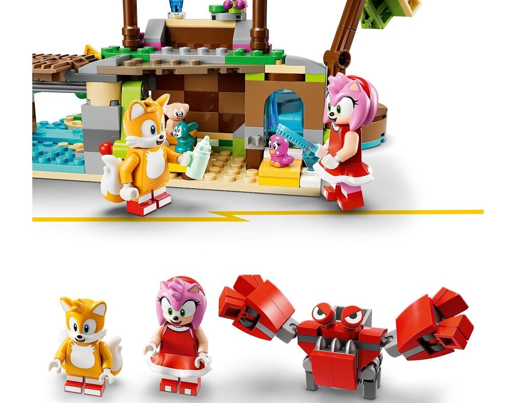 LEGO Sonic the Hedgehog Wyspa dla zwierząt Amy 76992 dziecko kreatywność zabawa nauka rozwój klocki figurki minifigurki jakość tradycja konstrukcja nauka wyobraźnia role jakość bezpieczeństwo wyobraźnia budowanie pasja hobby funkcje instrukcja aplikacja LEGO Builder
