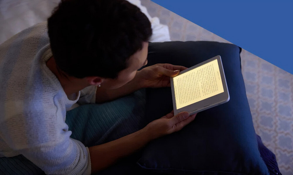 Czytnik E-Booków KOBO Libra 2 Biały dostosowanie czcionki tekst jasność niebieskie światło