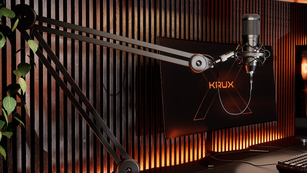Ramie mikrofonowe KRUX Arm 200L 110cm 76cm udźwig do 1,3kg