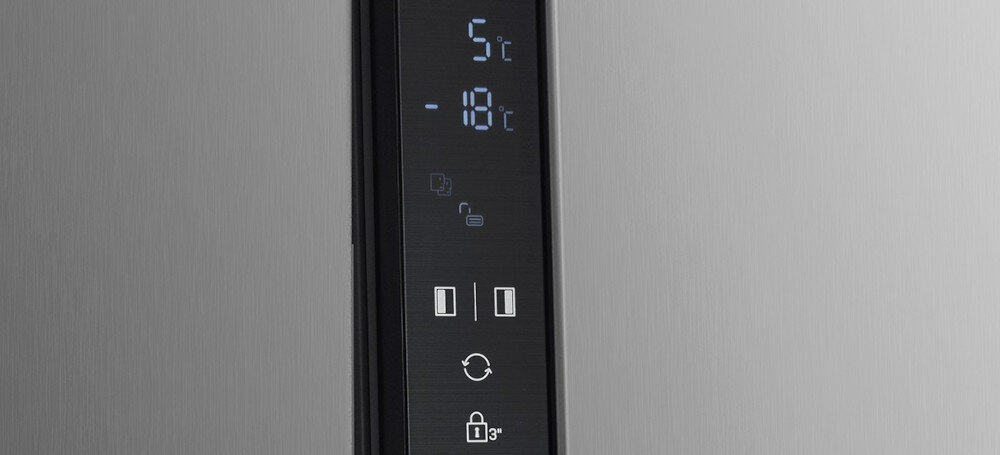 LODÓWKA BEKO GNO5322XPN panel Wyświetlacz sterowanie temperatura opcje funkcje mrożenie alarm