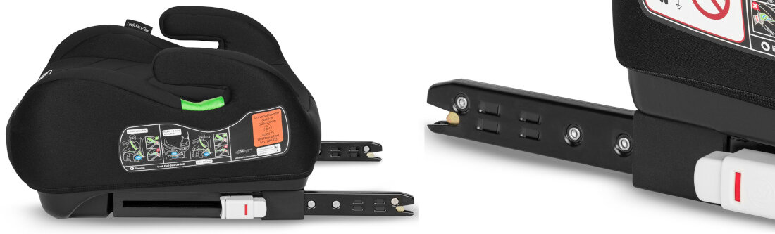 Podstawka samochodowa LIONELO Luuk Fix I-Size Czarny bezpieczenstwo pdorozowanie wygoda mocowanie system ISOFIX