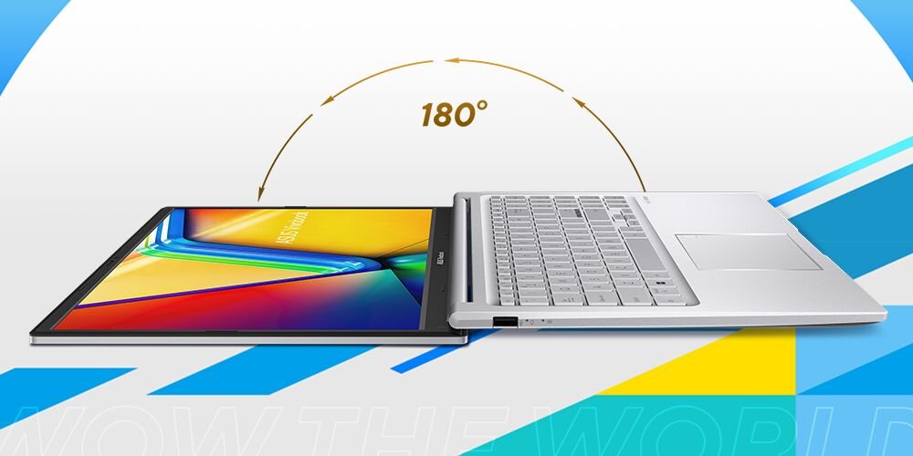 Laptop ASUS VivoBook A1504ZA - otwarta pokrywa 