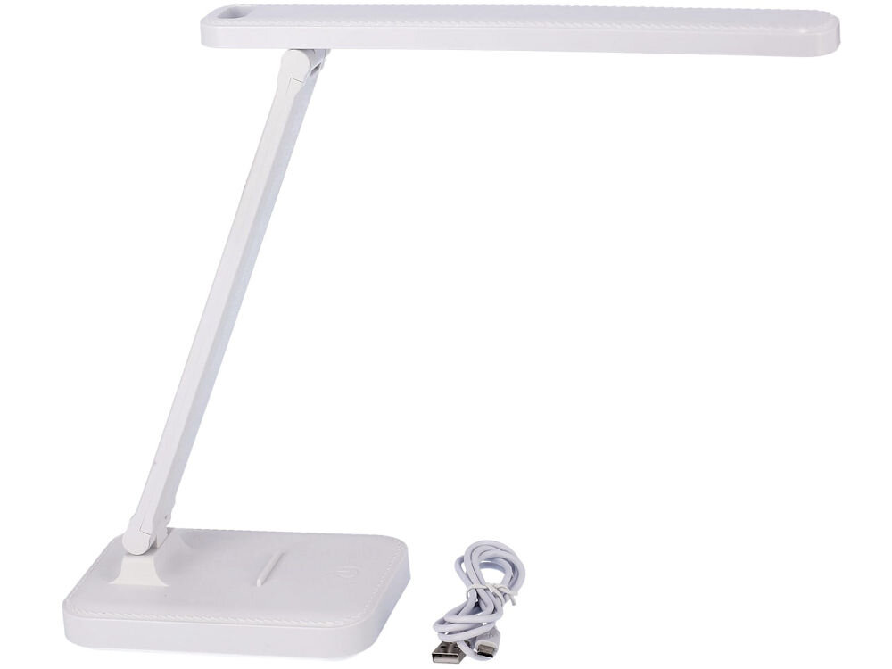 Lampka biurkowa JUMI E-248625 Biały elementy zestaw