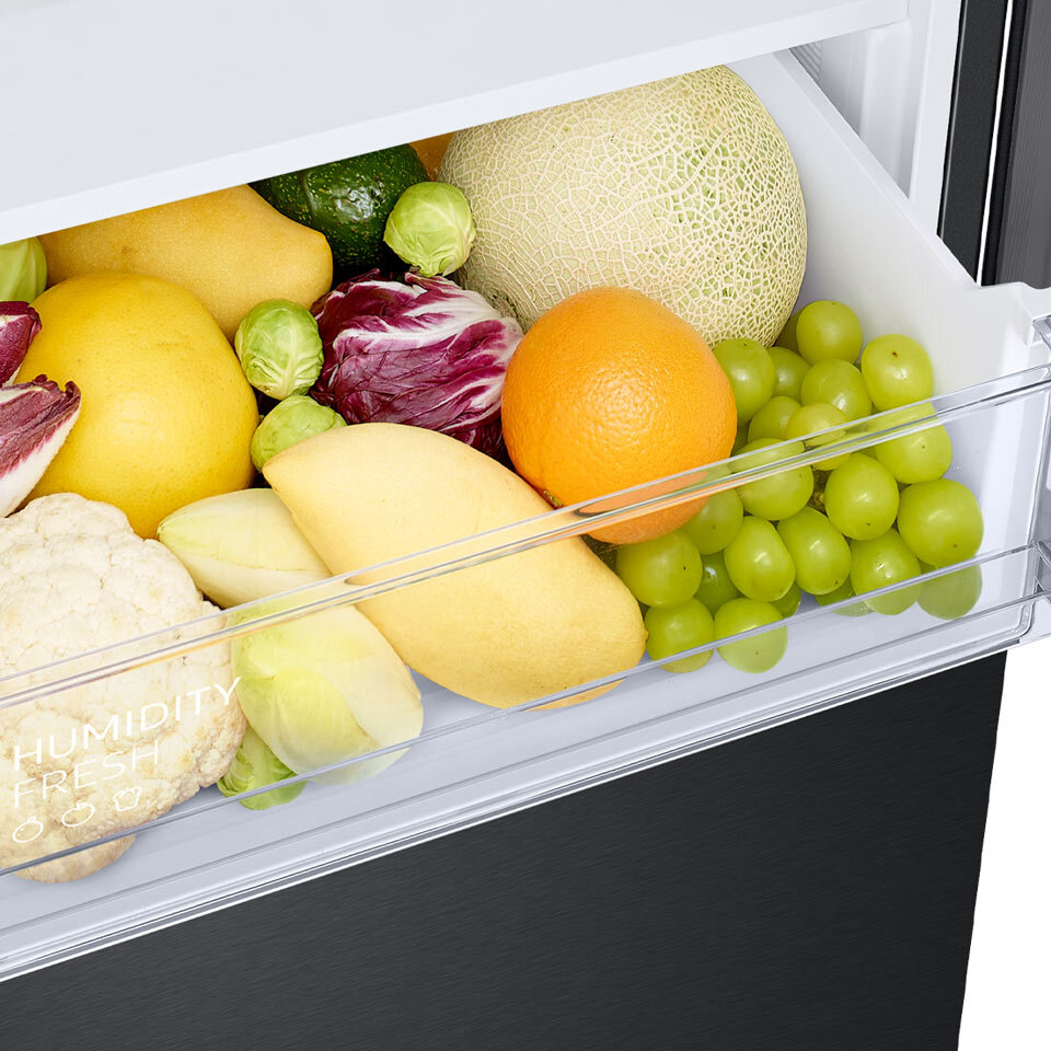 Specjalna szuflada na owoce i warzywa w lodówce Samsung RB34C652EBN