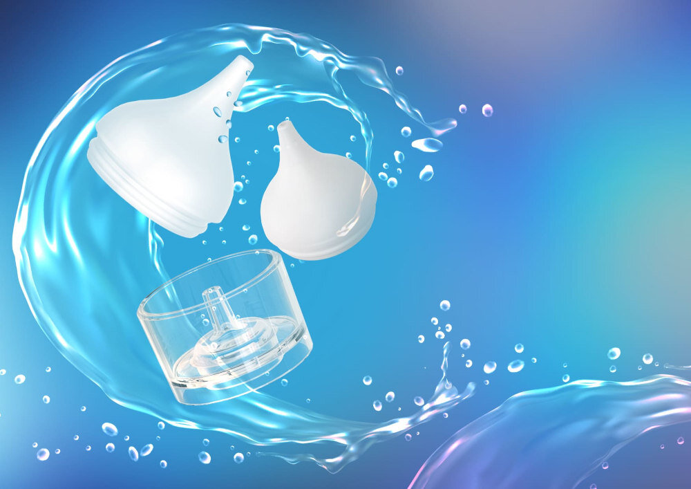 Aspirator do nosa NENO Aria Łatwe czyszczenie bezpieczenstwo dziecko higiena konstrukcja sterylizacja